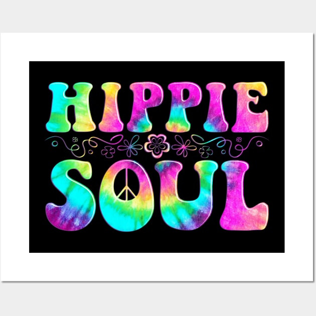 Hippie Soul Wall Art by DavesTees